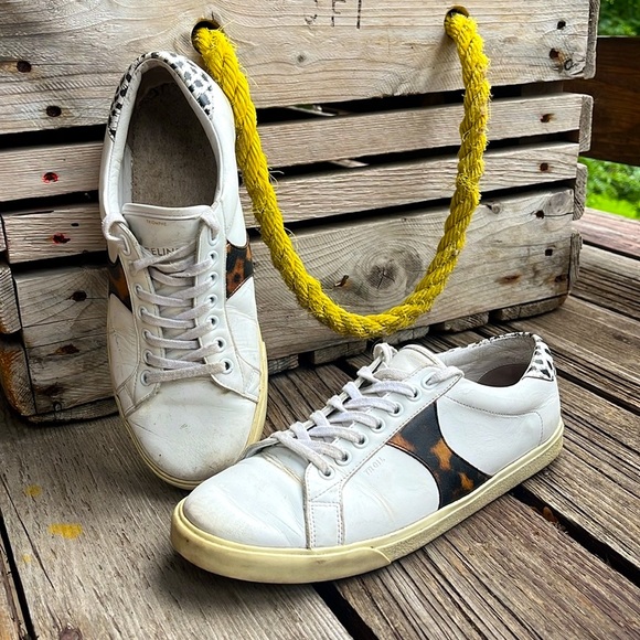Celine Triomphe TRO1L Animal Print Sneakers Size 40 (US 9.5) - Picture 8 of 15